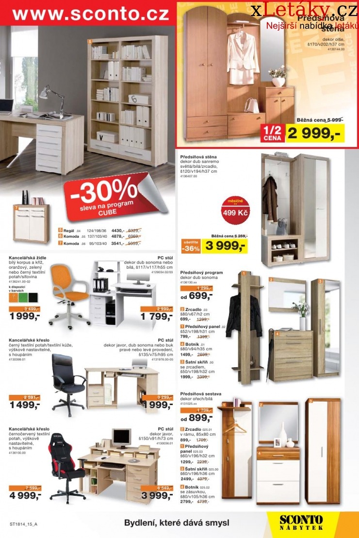 leták Sconto nábytok leták strana 1 leták Sconto nábytok leták strana 1