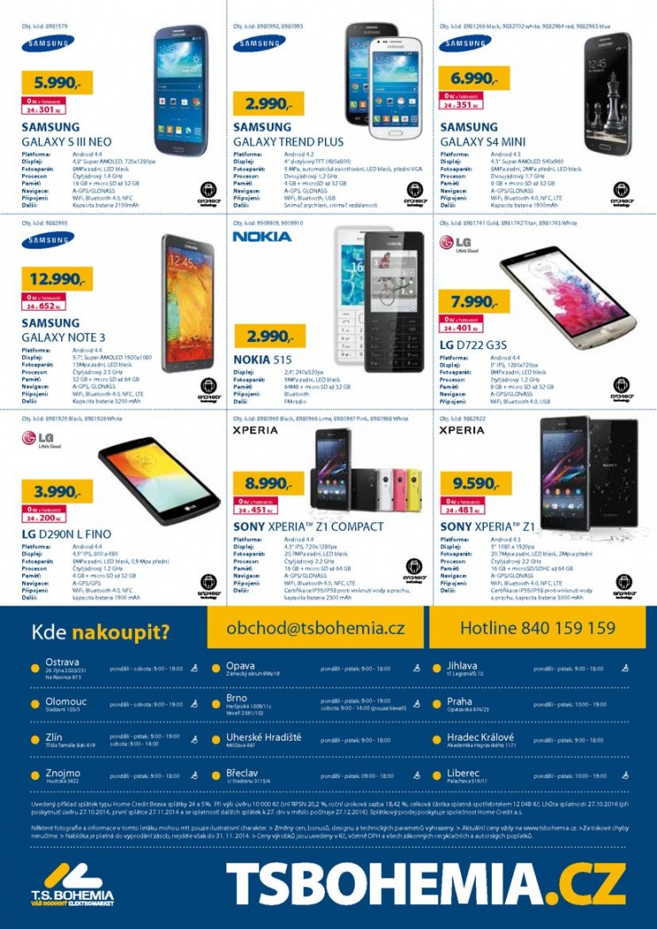 leták T.S. Bohemia Virtuální katalog od 1.11.2014 strana 1 leták T.S. Bohemia Virtuální katalog od 1.11.2014 strana 1