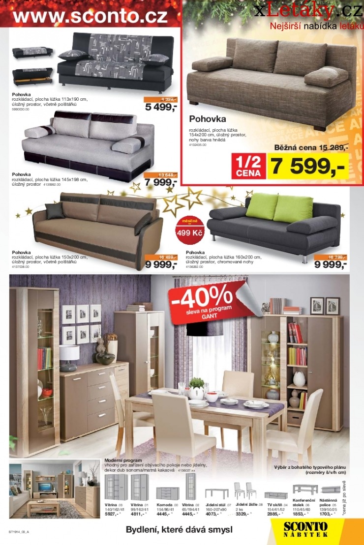leták Sconto nábytek leták strana 1 leták Sconto nábytek leták strana 1
