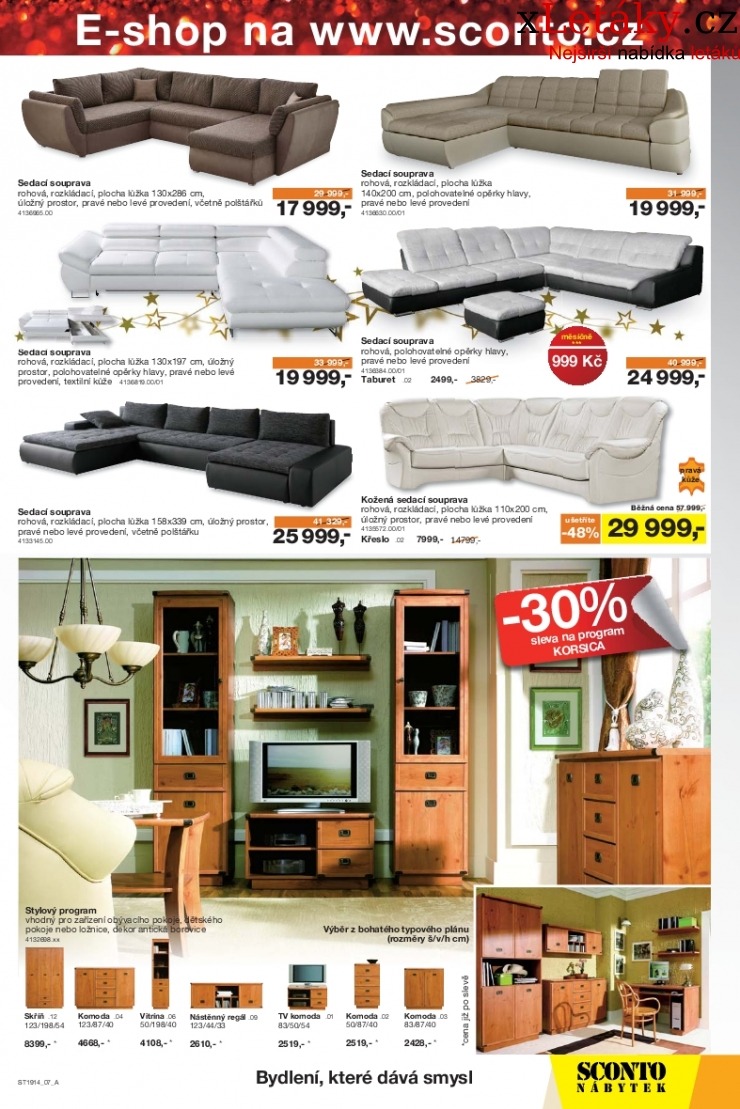 leták Sconto nábytek leták strana 1 leták Sconto nábytek leták strana 1