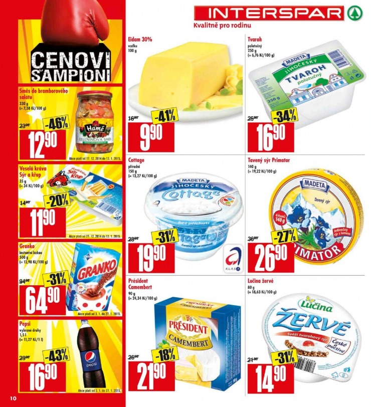 leták Interspar Akční nabídka od 3.1.2015 strana 1 leták Interspar Akční nabídka od 3.1.2015 strana 1