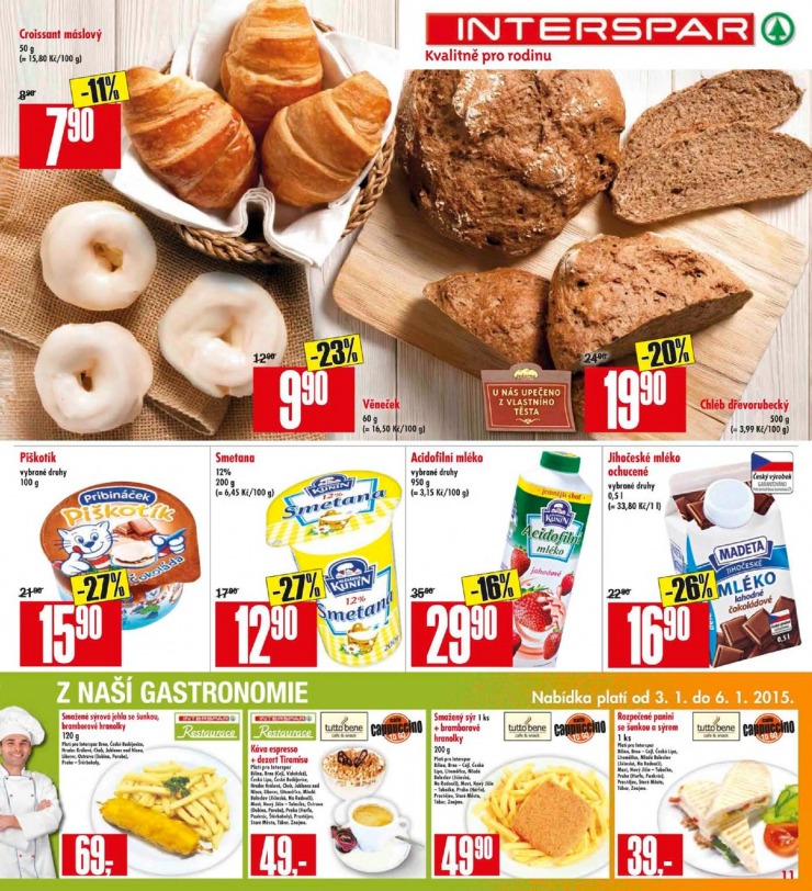leták Interspar Akční nabídka od 3.1.2015 strana 1 leták Interspar Akční nabídka od 3.1.2015 strana 1