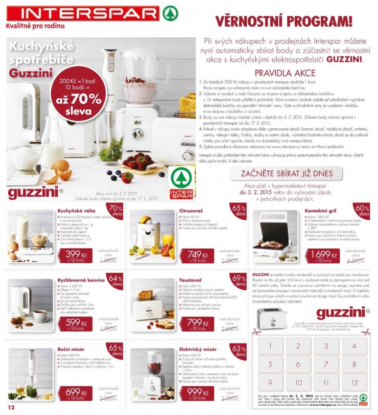 leták Interspar Akční nabídka od 3.1.2015 strana 1 leták Interspar Akční nabídka od 3.1.2015 strana 1