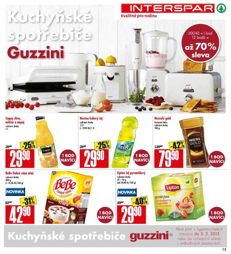 leták Interspar Akční nabídka od 3.1.2015 strana 1 leták Interspar Akční nabídka od 3.1.2015 strana 1