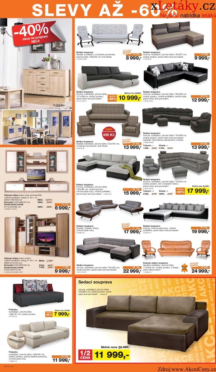 leták Sconto nábytek leták strana 1 leták Sconto nábytek leták strana 1