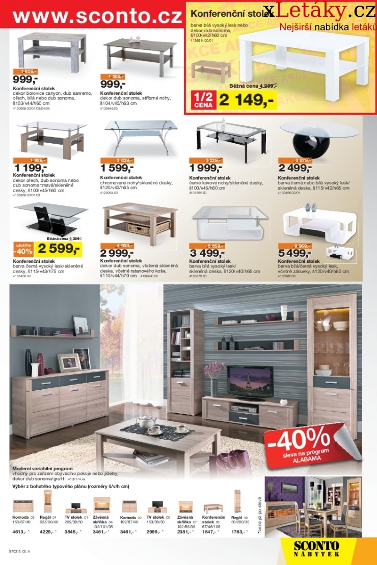 leták Sconto nábytek leták strana 1 leták Sconto nábytek leták strana 1