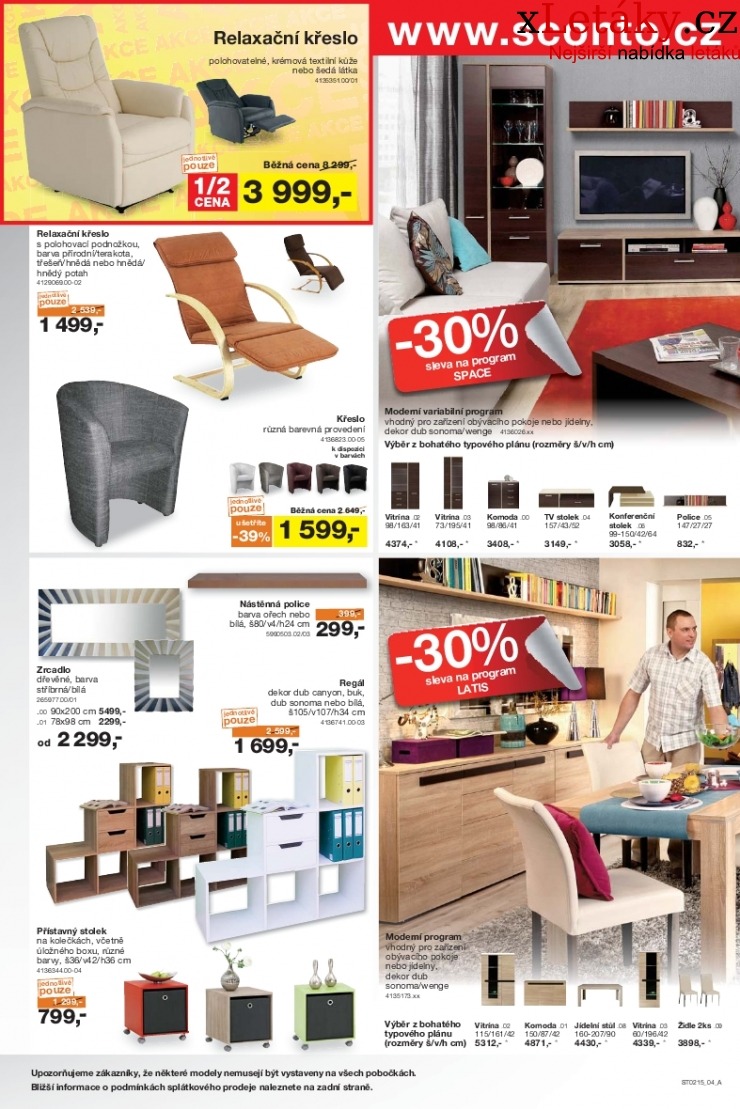 leták Sconto nábytek leták strana 1 leták Sconto nábytek leták strana 1