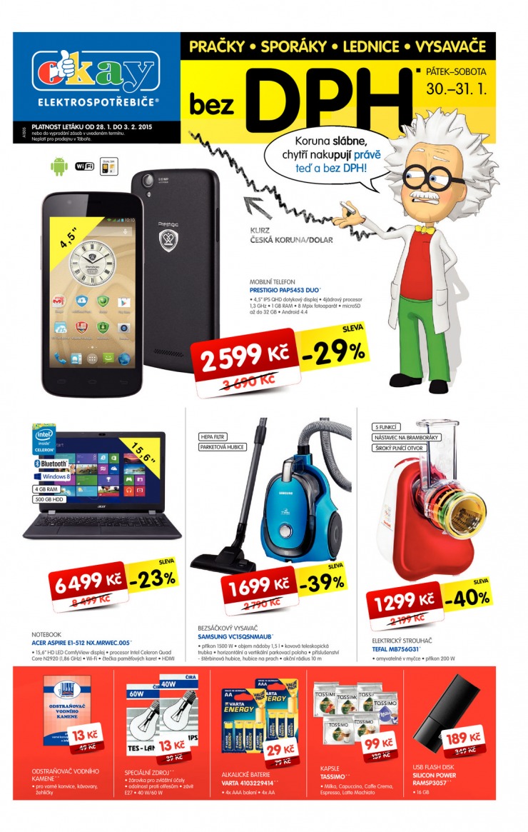leták Okay Aktuální leták od 28.1.2015 strana 1 leták Okay Aktuální leták od 28.1.2015 strana 1