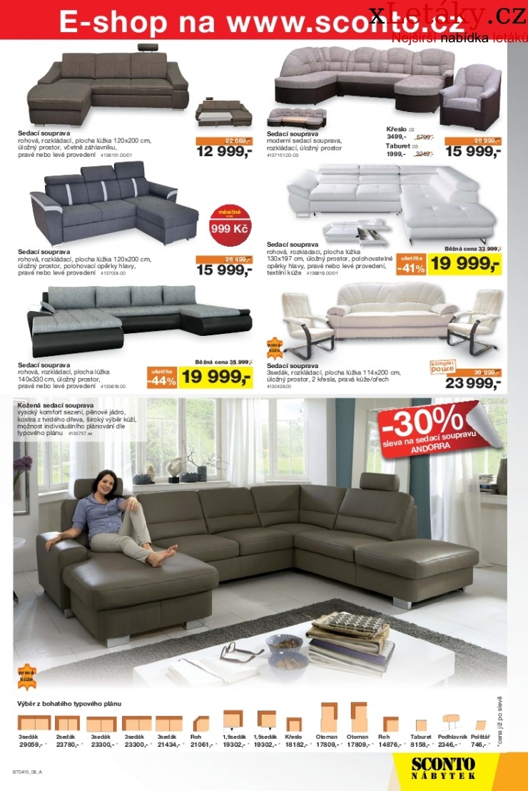 leták Sconto nábytek leták strana 1 leták Sconto nábytek leták strana 1