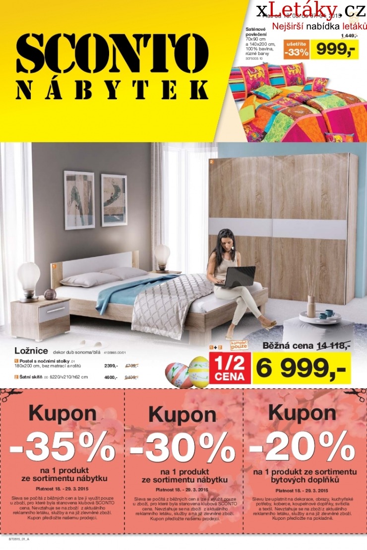 leták Sconto nábytek leták strana 1 leták Sconto nábytek leták strana 1