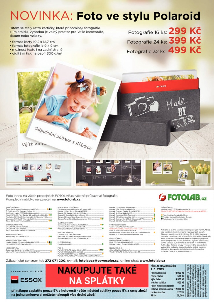 leták Fotolab Akční leták od 1.3.2015 strana 1 leták Fotolab Akční leták od 1.3.2015 strana 1