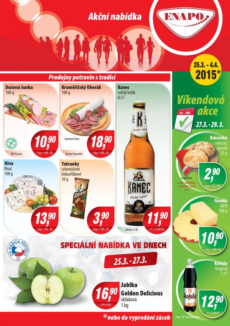 leták Enapo Akční leták od 25.3.2015 strana 1 leták Enapo Akční leták od 25.3.2015 strana 1