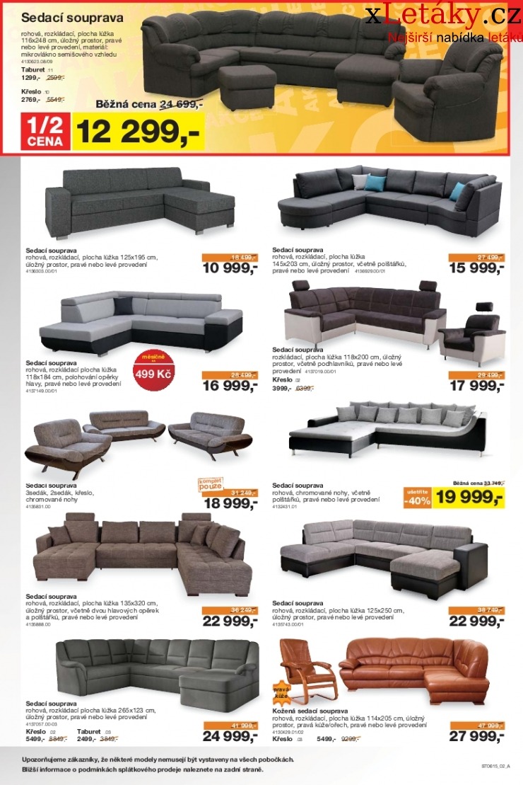 leták Sconto nábytek leták strana 1 leták Sconto nábytek leták strana 1