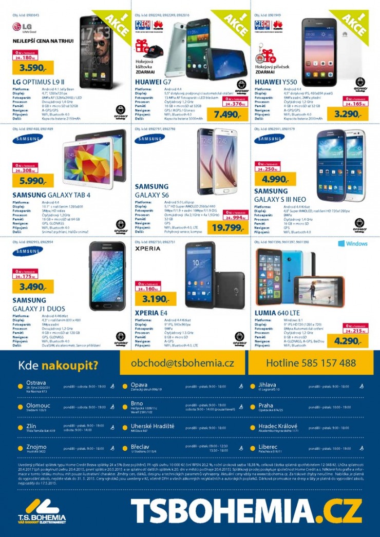 leták T.S. Bohemia Virtuální katalog od 1.5.2015 strana 1 leták T.S. Bohemia Virtuální katalog od 1.5.2015 strana 1