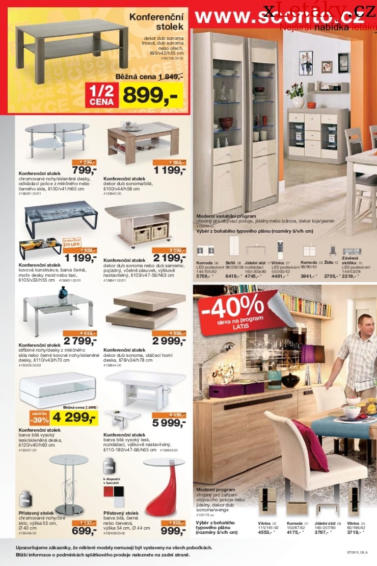 leták Sconto nábytek leták strana 1 leták Sconto nábytek leták strana 1