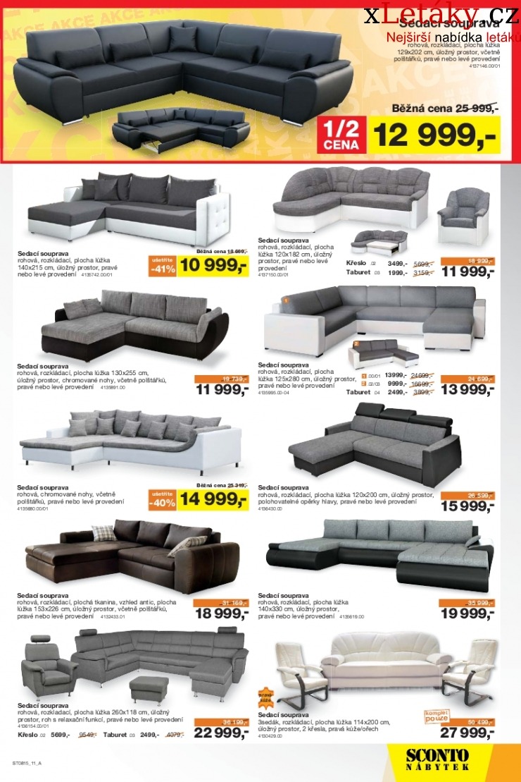 leták Sconto nábytek leták strana 1 leták Sconto nábytek leták strana 1