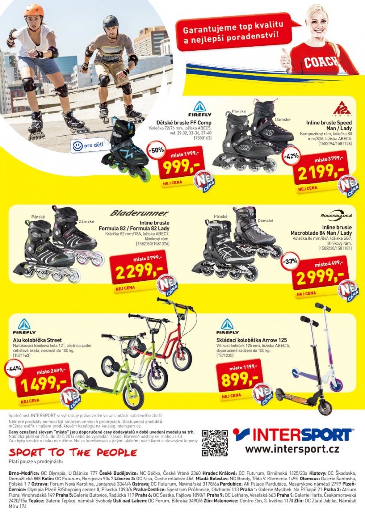 leták Intersport Aktuální leták od 21.5.2015 strana 1 leták Intersport Aktuální leták od 21.5.2015 strana 1