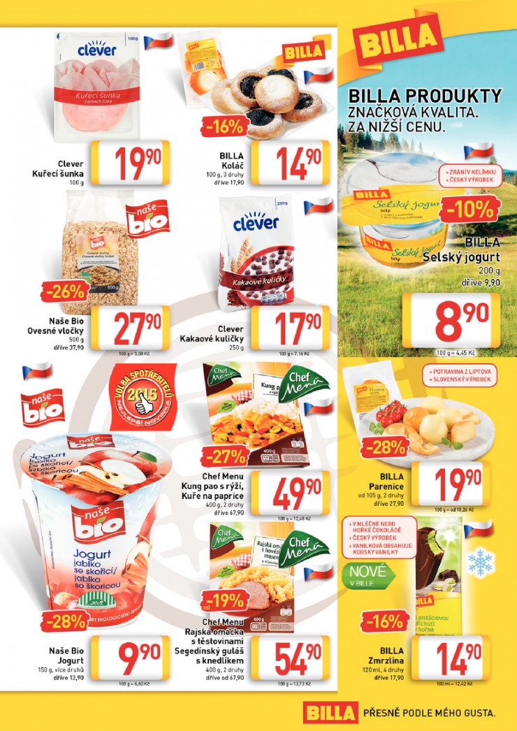 leták Billa velký od 10.6.2015 strana 1 leták Billa velký od 10.6.2015 strana 1