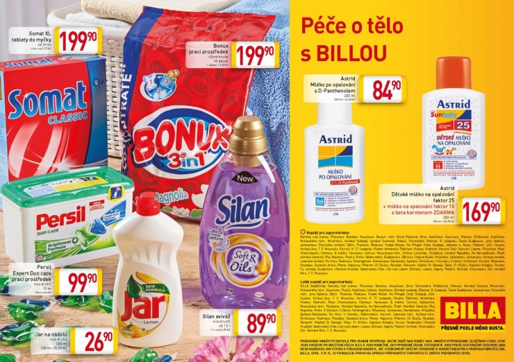 leták Billa Péče o tělo od 15. 6. 2015 strana 1 leták Billa Péče o tělo od 15. 6. 2015 strana 1