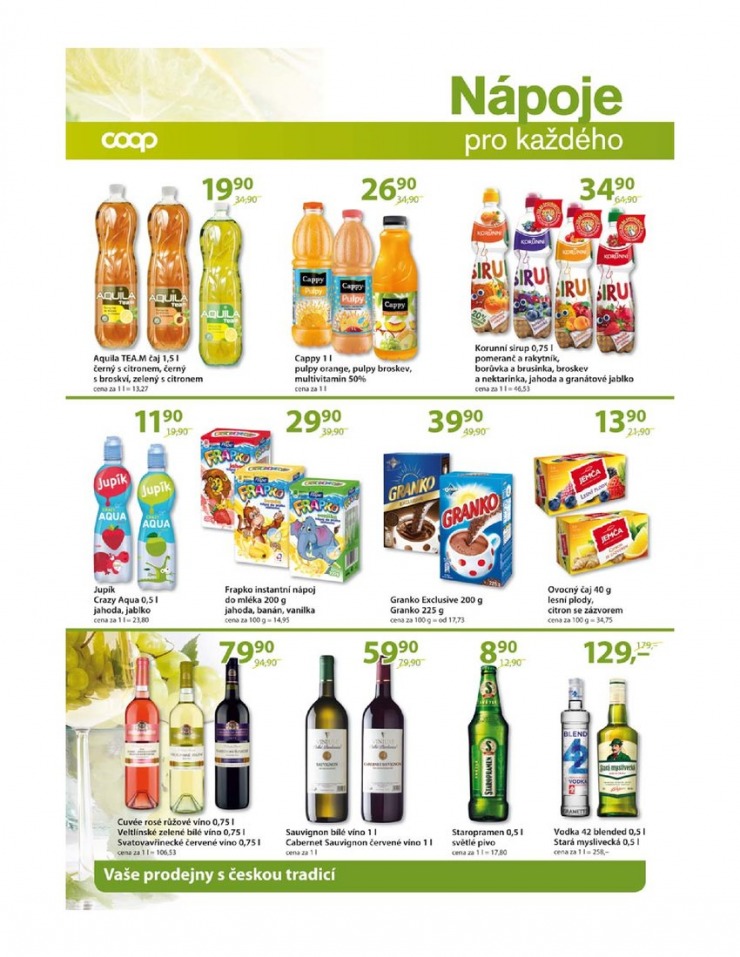 leták COOP Tuty Tip od 1.7.2015 strana 1 leták COOP Tuty Tip od 1.7.2015 strana 1