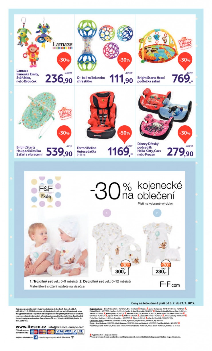 leták Tesco Baby Festival od 8.7.2015 strana 1 leták Tesco Baby Festival od 8.7.2015 strana 1