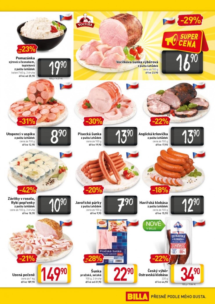 leták Billa velký od 8.7.2015 strana 1 leták Billa velký od 8.7.2015 strana 1