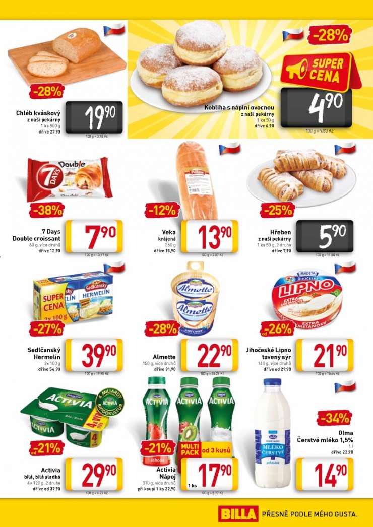 leták Billa velký od 8.7.2015 strana 1 leták Billa velký od 8.7.2015 strana 1
