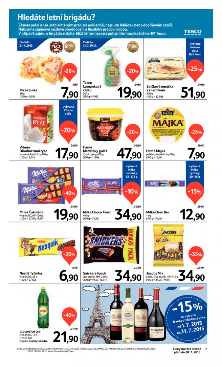 leták Tesco velké hypermarkety od 15.7.2015 strana 1 leták Tesco velké hypermarkety od 15.7.2015 strana 1