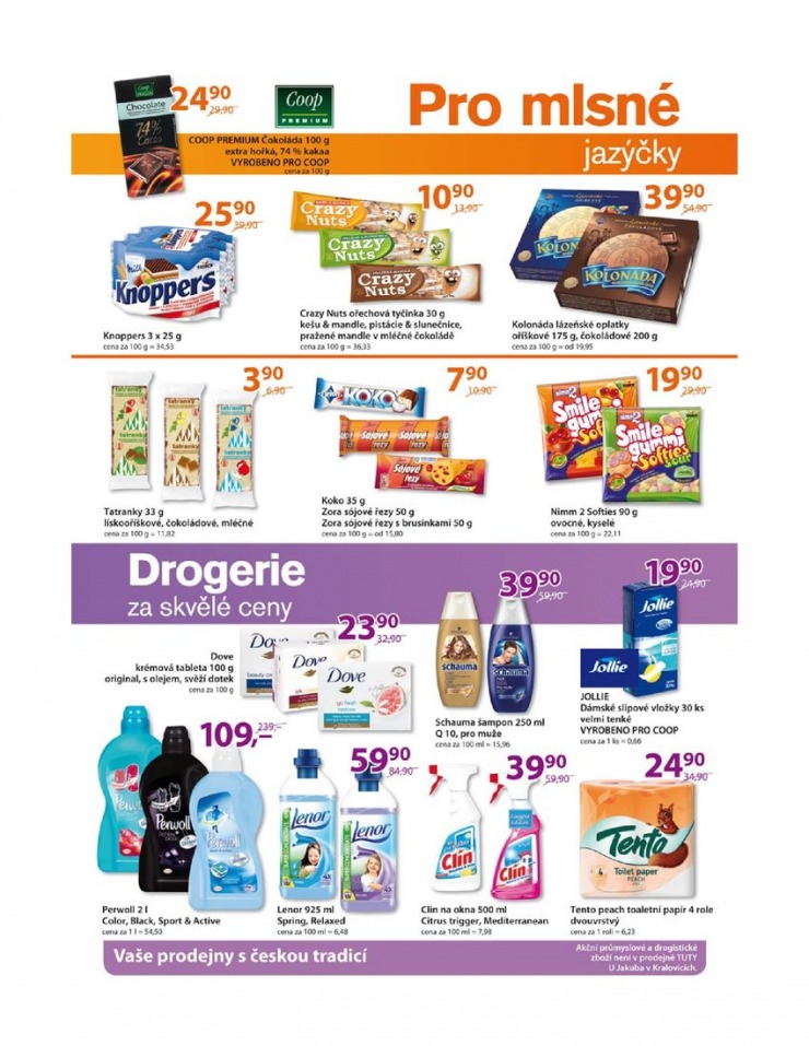leták COOP Tuty Tip od 15.7.2015 strana 1 leták COOP Tuty Tip od 15.7.2015 strana 1