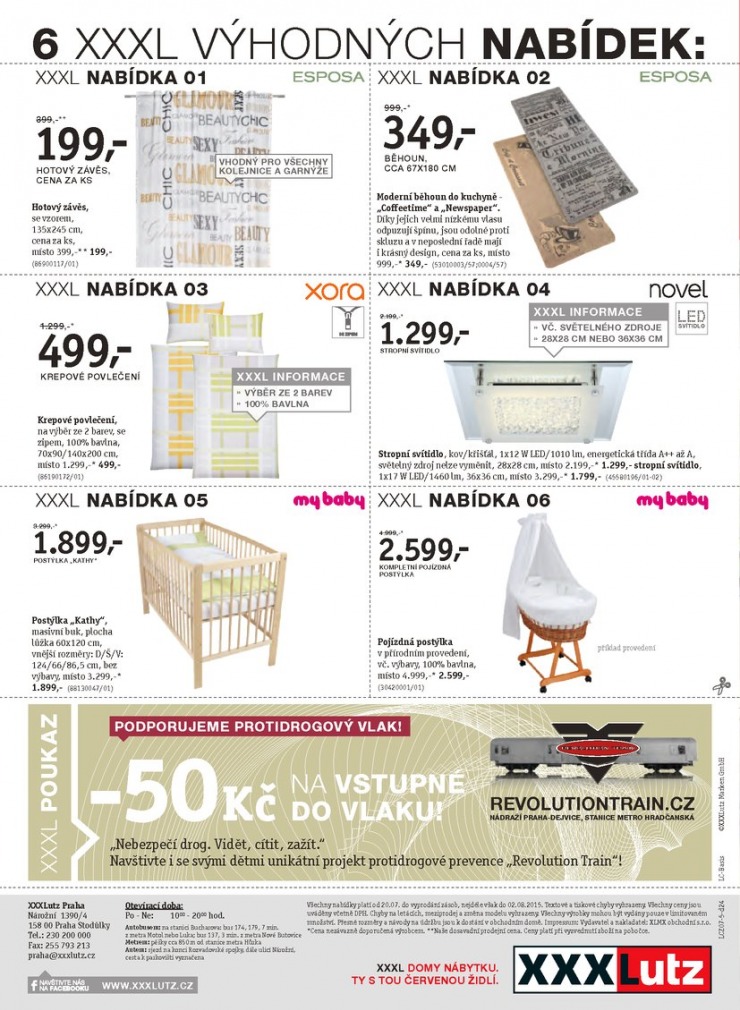 leták XXXLutz Aktuální prospekt od 20.7.2015 strana 1 leták XXXLutz Aktuální prospekt od 20.7.2015 strana 1