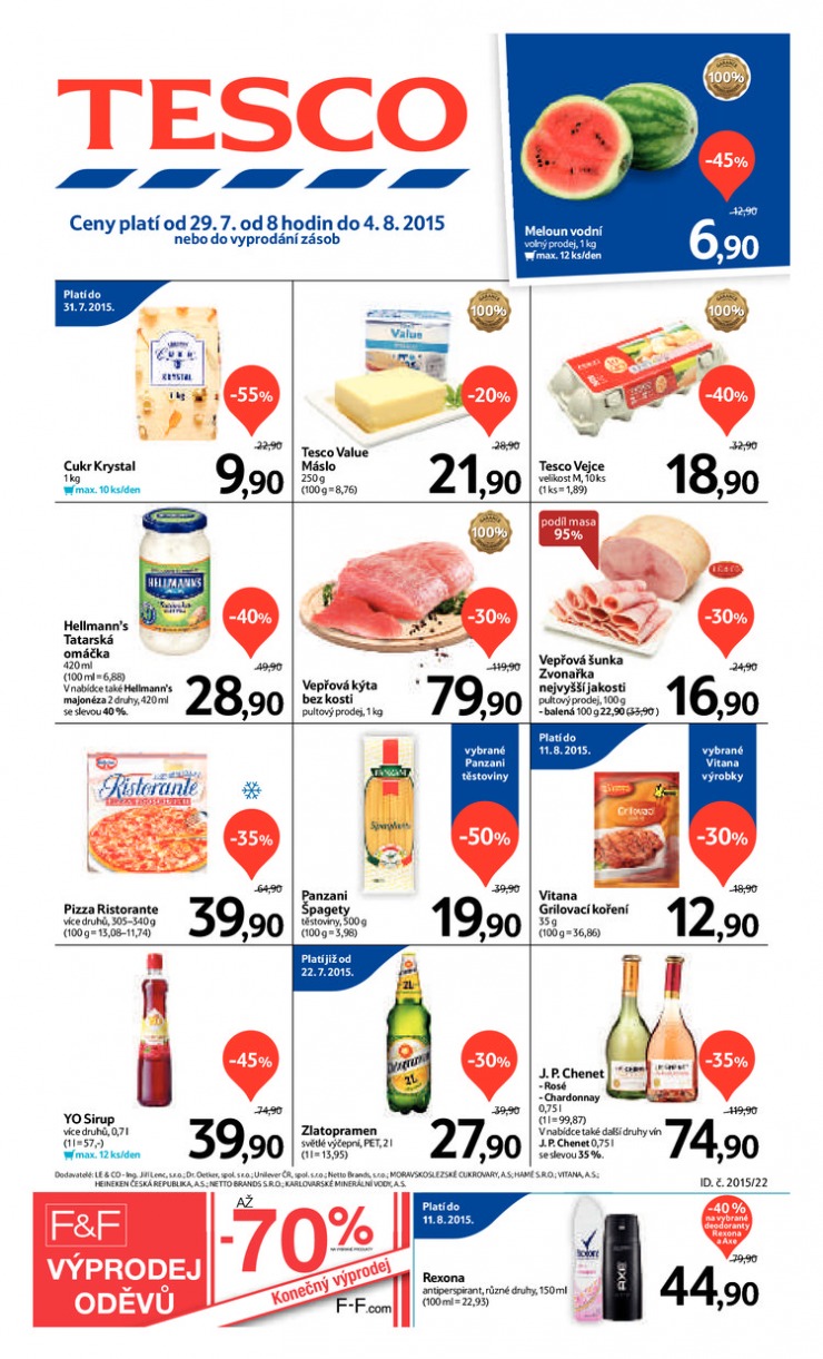 leták Tesco OD od 29.7.2015 strana 1 leták Tesco OD od 29.7.2015 strana 1