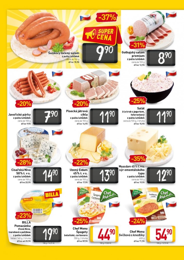 leták Billa velký od 5.8.2015 strana 1 leták Billa velký od 5.8.2015 strana 1