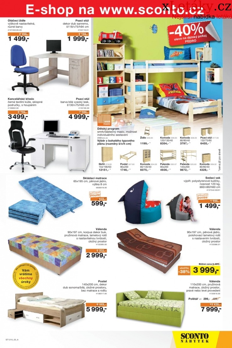 leták Sconto nábytek leták strana 1 leták Sconto nábytek leták strana 1