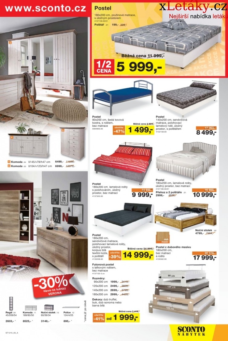 leták Sconto nábytek leták strana 1 leták Sconto nábytek leták strana 1