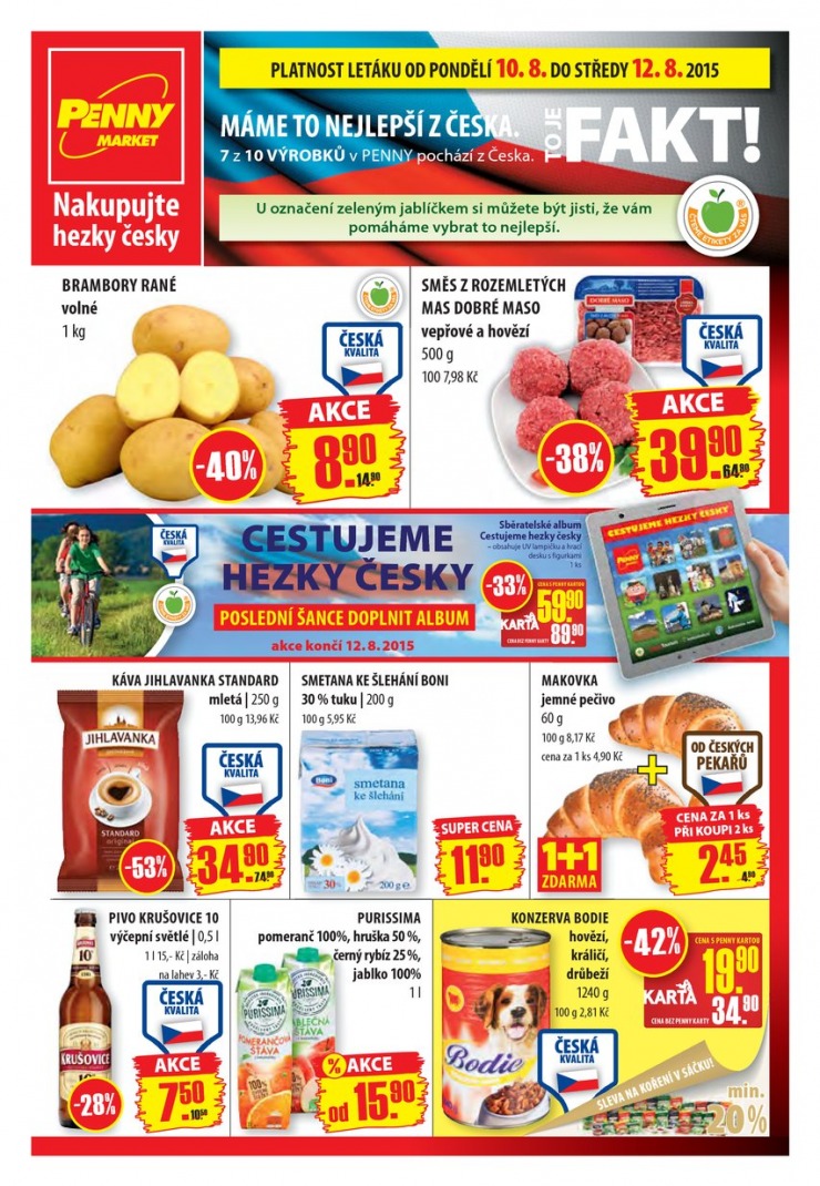 leták Penny Aktuální nabídka od 10.08.2015 strana 1 leták Penny Aktuální nabídka od 10.08.2015 strana 1