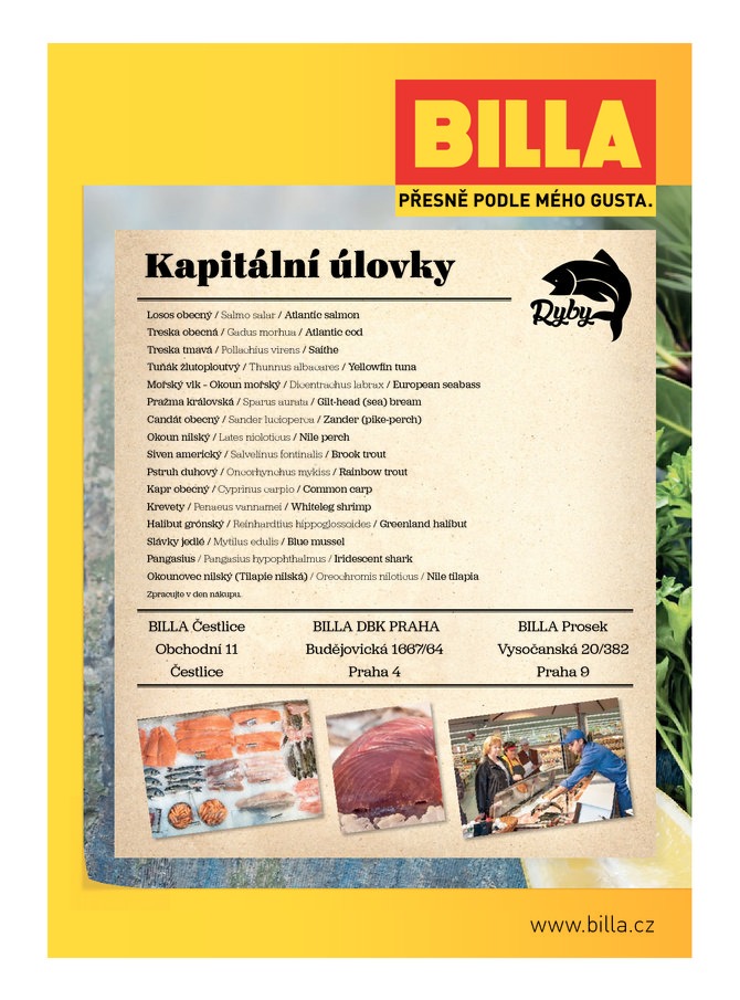 leták Billa Čerstvé ryby od 12.08.2015 strana 1 leták Billa Čerstvé ryby od 12.08.2015 strana 1