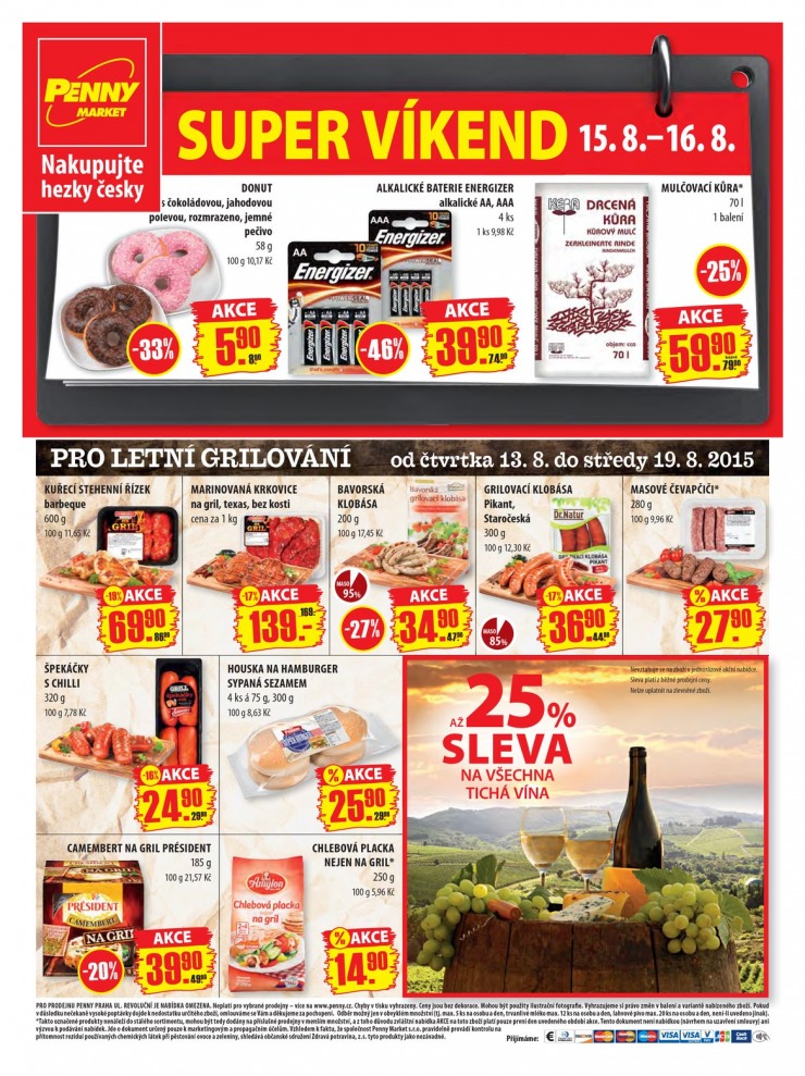 leták Penny Aktuální nabídka od 13.08.2015 strana 1 leták Penny Aktuální nabídka od 13.08.2015 strana 1