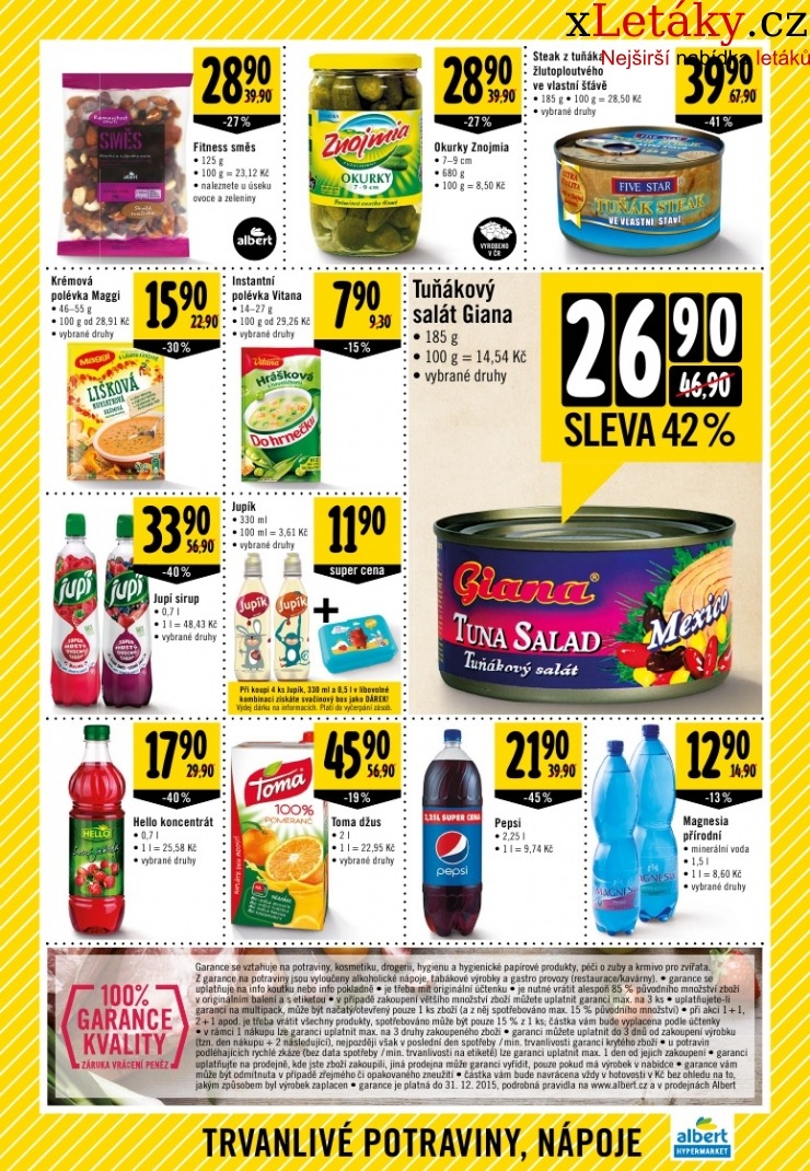 leták Albert Hypermarket leták strana 1 leták Albert Hypermarket leták strana 1