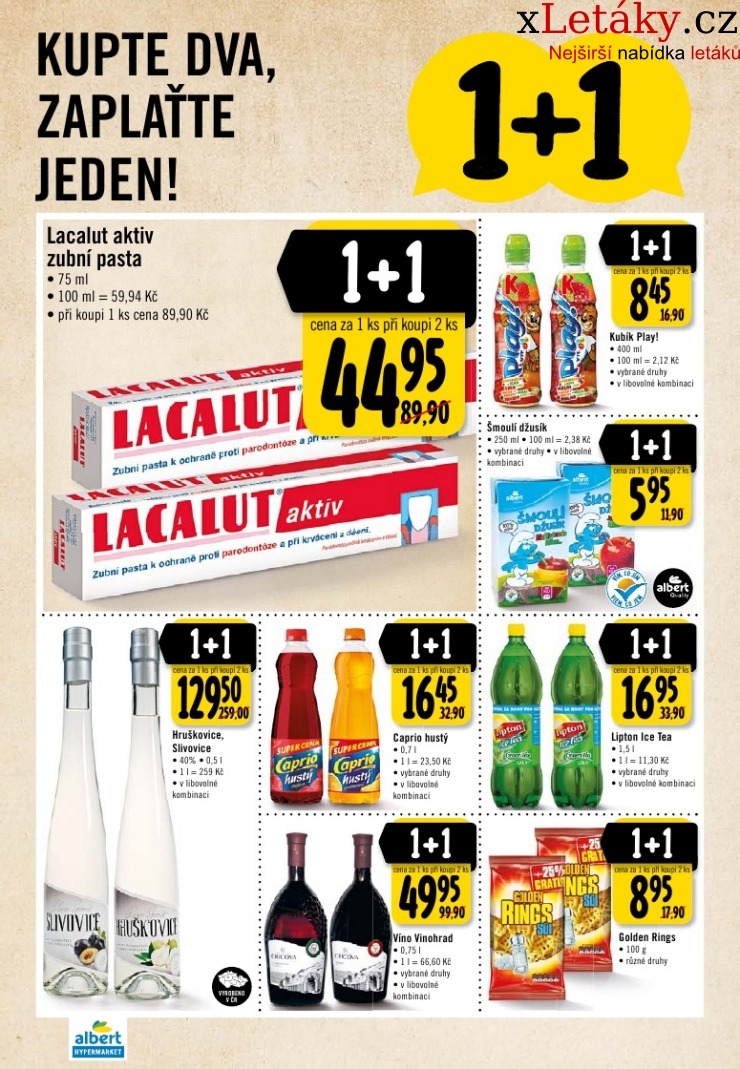 leták Albert Hypermarket leták strana 1 leták Albert Hypermarket leták strana 1