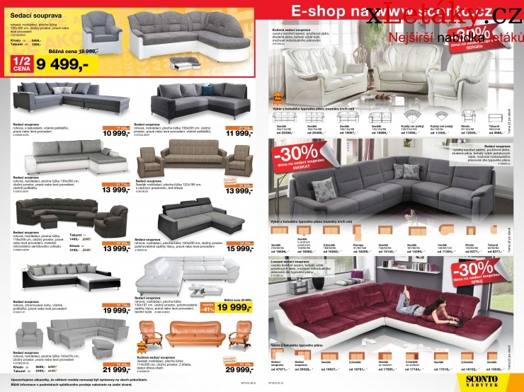 leták Sconto nábytek leták strana 1 leták Sconto nábytek leták strana 1