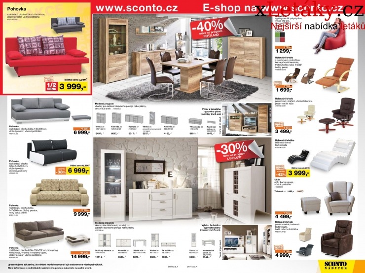 leták Sconto nábytek leták strana 1 leták Sconto nábytek leták strana 1