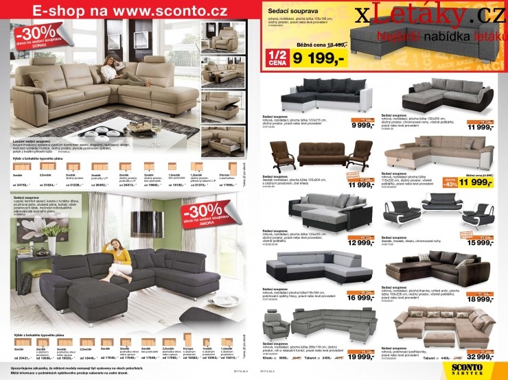 leták Sconto nábytek leták strana 1 leták Sconto nábytek leták strana 1