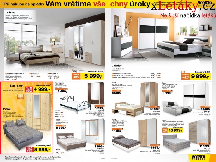 leták Sconto nábytek leták strana 1 leták Sconto nábytek leták strana 1