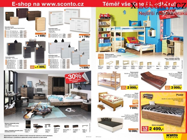 leták Sconto nábytek leták strana 1 leták Sconto nábytek leták strana 1