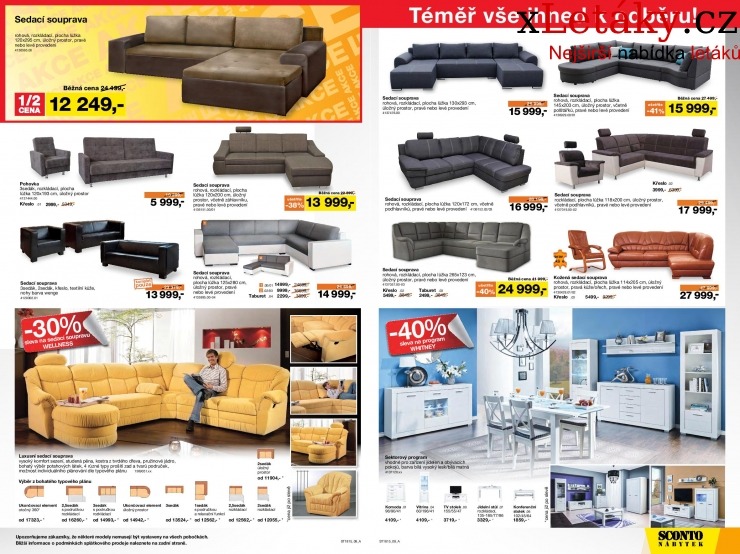 leták Sconto nábytek leták strana 1 leták Sconto nábytek leták strana 1