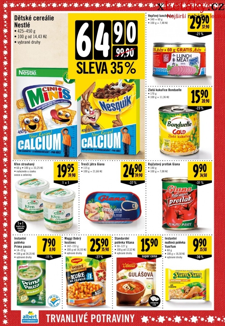 leták Albert Hypermarket leták strana 1 leták Albert Hypermarket leták strana 1