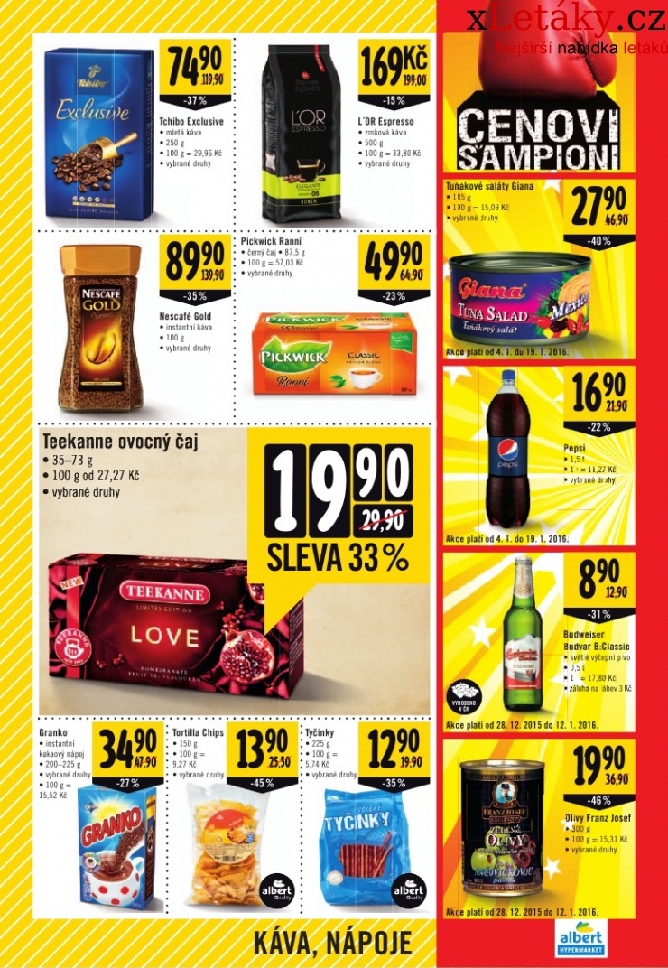 leták Albert Hypermarket leták strana 1 leták Albert Hypermarket leták strana 1