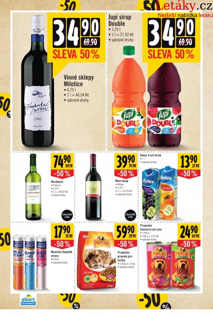 leták Albert Hypermarket leták strana 1 leták Albert Hypermarket leták strana 1