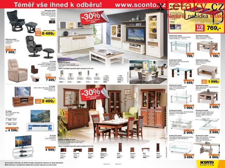 leták Sconto nábytek leták strana 1 leták Sconto nábytek leták strana 1